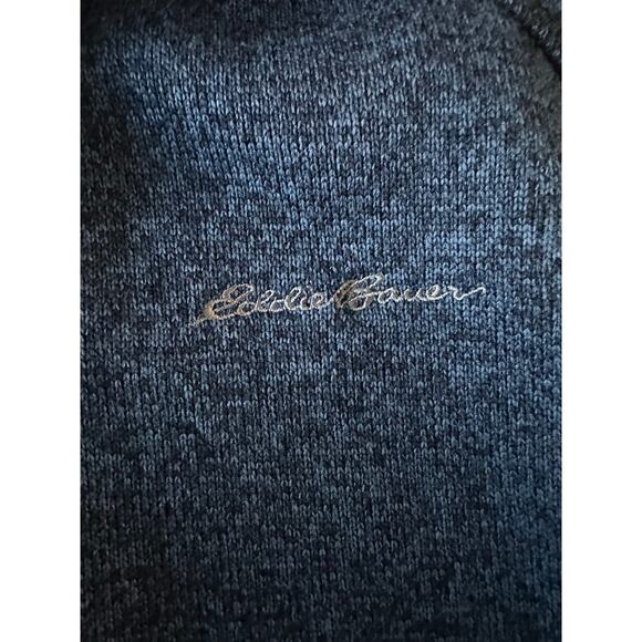 Eddie Bauer Men’s pullover 1/4 zip size xl navy - Picture 4 of 4